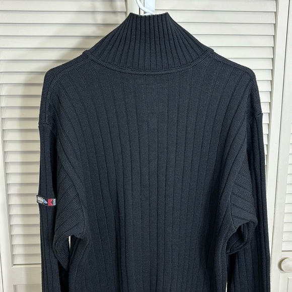 GREEN COAST Yachting Outfits Henley Sweater Italy Wool Blend Sz. Large (54) - Picture 8 of 15